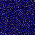 50g Miyuki Round Seed Bead 11/0 Dyed Silver Lined Dark Cobalt (1427)