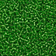 Miyuki Round Seed Bead 11/0 Silver Lined Light Green 22g Tube (15)