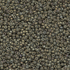 Miyuki Round Seed Bead 8/0 Galvanized Grey Luster 22g Tube (1865)