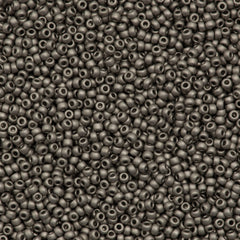 Miyuki Round Seed Bead 11/0 Matte Nickel Plated 22g Tube (190F)