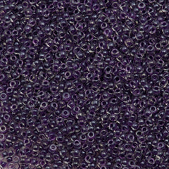 50g Miyuki Round Seed Bead 11/0 Inside Color Lined Royal Purple (223)