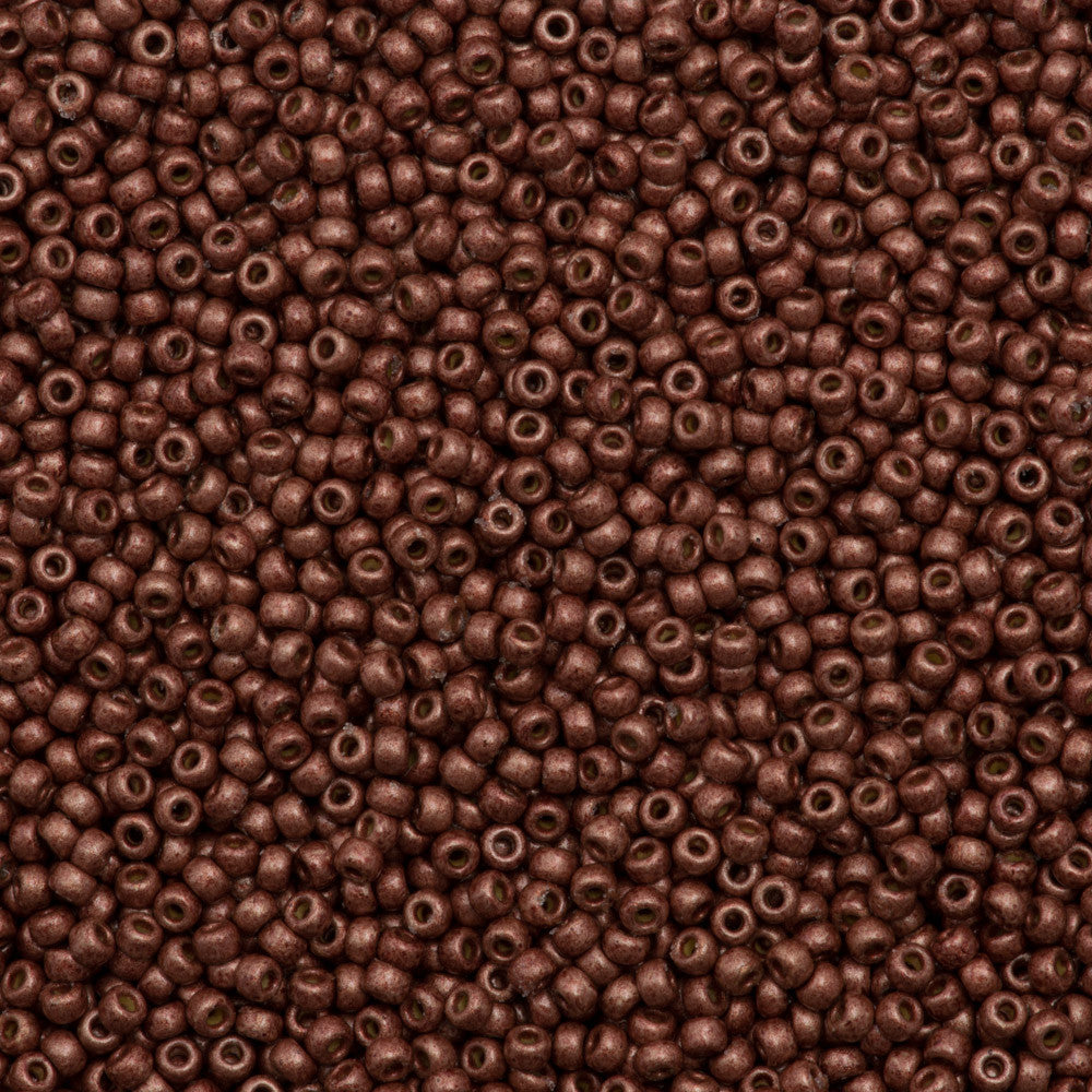 Miyuki Round Seed Bead 11/0 Duracoat Matte Galvanized Dark Berry 22g Tube (4212F)