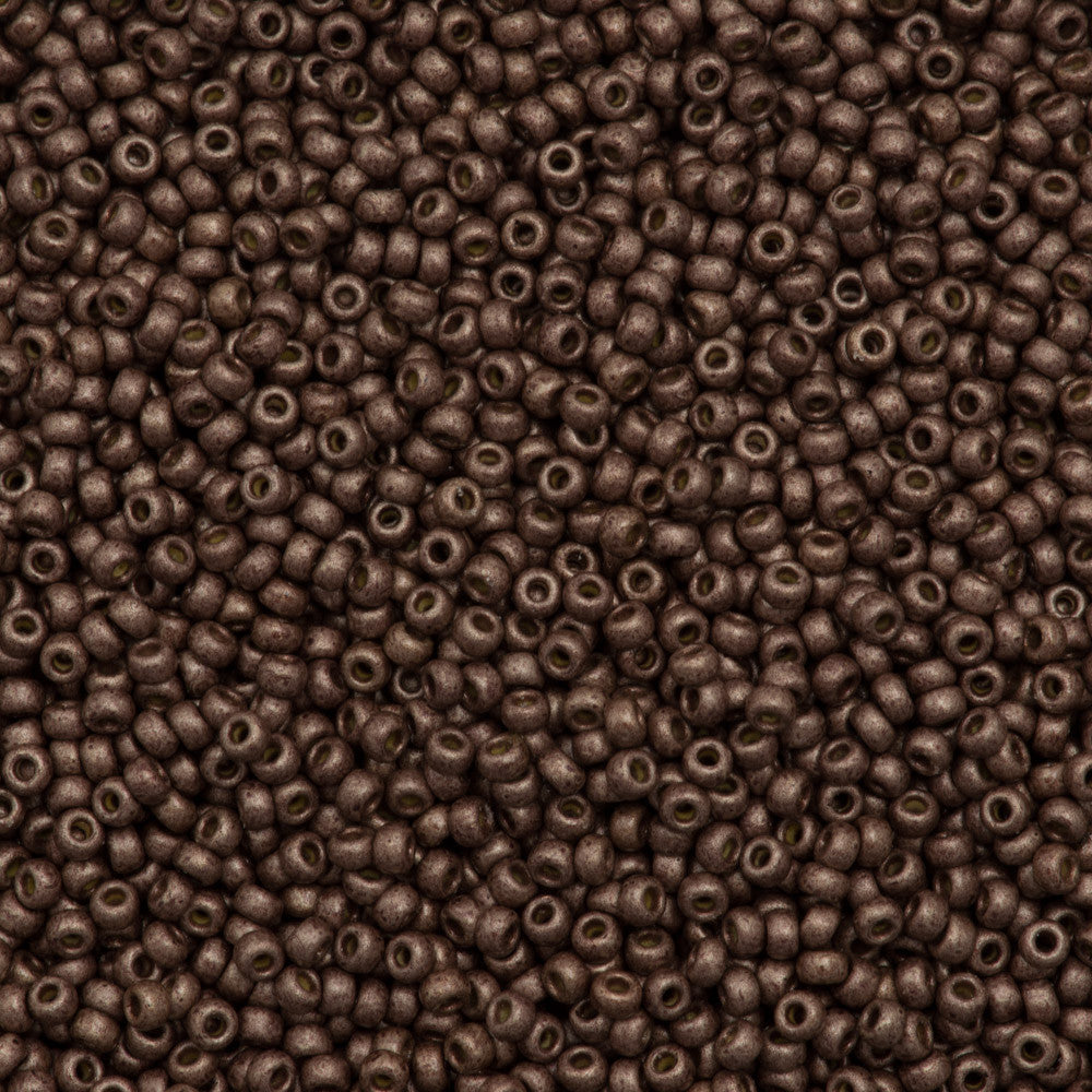 Miyuki Round Seed Bead 11/0 Duracoat Matte Galvanized Dark Mauve 22g Tube (4213F)