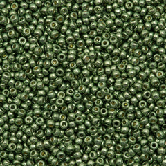 Miyuki Round Seed Bead 11/0 Duracoat Galvanized Sea Green 22g Tube (4215)