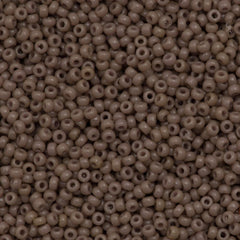 Miyuki Round Seed Bead 15/0 Duracoat Dyed Opaque Beige 2-inch Tube (4455)