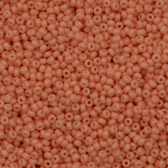 Miyuki Round Seed Bead 11/0 Duracoat Dyed Opaque Tea Rose 22g Tube (4461)