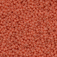 Miyuki Round Seed Bead 8/0 Duracoat Opaque Dark Salmon 22g Tube (4462)