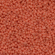 Miyuki Round Seed Bead 15/0 Duracoat Opaque Dark Salmon 2-inch Tube (4462)