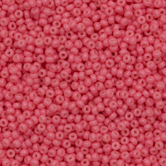 Miyuki Round Seed Bead 8/0 Duracoat Dyed Opaque Guava 22g Tube (4465)