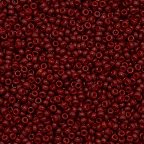 Miyuki Round Seed Bead 8/0 Duracoat Opaque Jujube 22g Tube (4469)