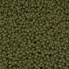 Miyuki Round Seed Bead 8/0 Duracoat Opaque Cactus 22g Tube (4474)