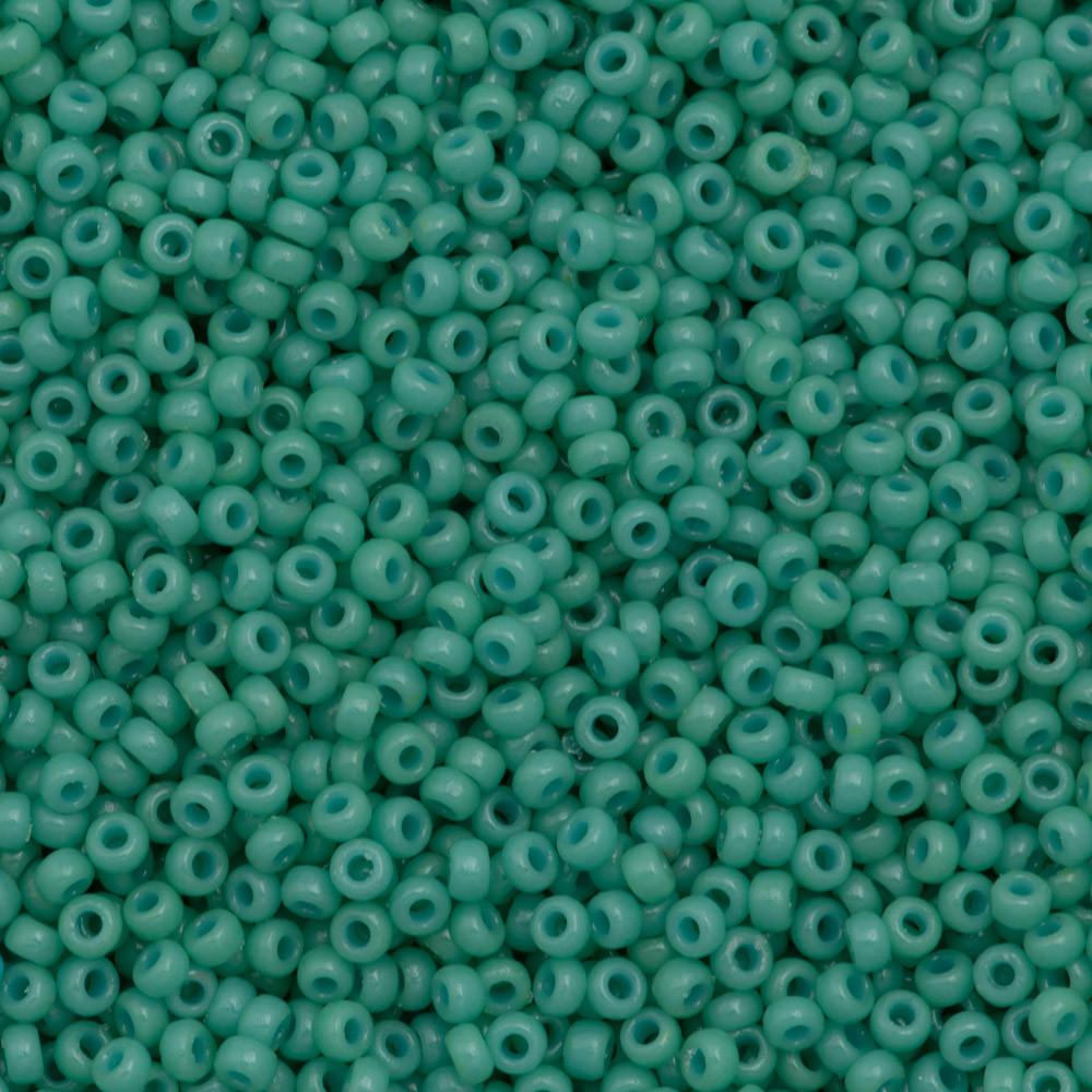 50g Miyuki Round Seed Bead 11/0 Duracoat Opaque Sea Opal (4475)