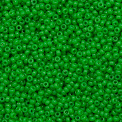 Miyuki Round Seed Bead 8/0 Duracoat Dyed Opaque Fiji Green 22g Tube (4476)