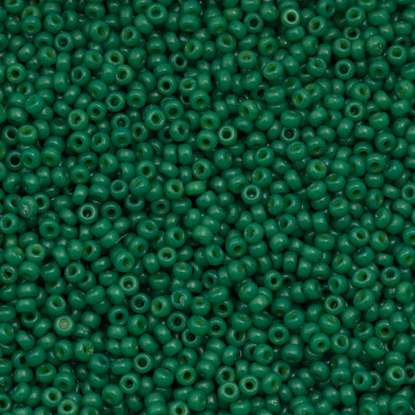 Miyuki Round Seed Bead 11/0 Duracoat Opaque Spruce 22g Tube (4477)
