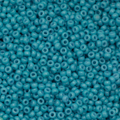 8g Miyuki Round Seed Bead 11/0 Duracoat Dyed Opaque Nile Blue (4478)