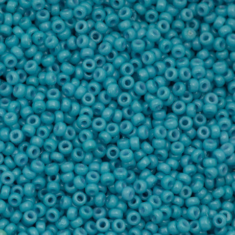 50g Miyuki Round Seed Bead 11/0 Duracoat Opaque Nile Blue (4478)