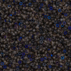 50g Miyuki Round Seed Bead 11/0 Transparent Matte Azuro (4556)