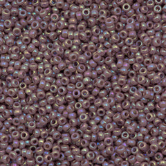 50g Miyuki Round Seed Bead 11/0 Opaque Mauve AB (478)