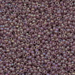 10g Miyuki Round Seed Bead 11/0 Opaque Mauve AB (478)