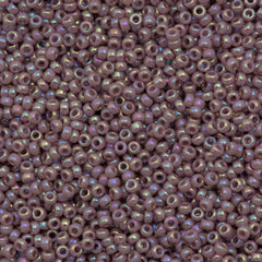 Miyuki Round Seed Bead 8/0 Opaque Mauve AB 22g Tube (478)