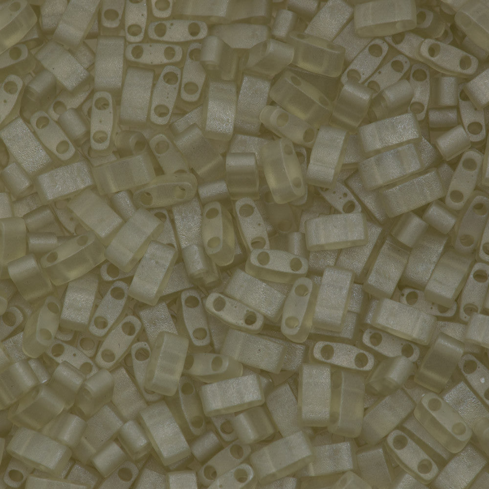 Miyuki Half Tila Seed Bead Transparent Oyster Luster 7.5g Tube (3173)