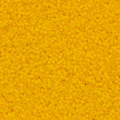 25g Miyuki Delica Seed Bead 11/0 Opaque Canary Yellow DB1132