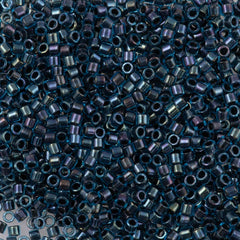 Miyuki Delica Seed Bead 10/0 Inside Dyed Color Midnight Blue 7g Tube DBM286