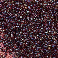 Miyuki Delica Seed Bead 11/0 Inside Dyed Color Ruby Garnet AB DB297