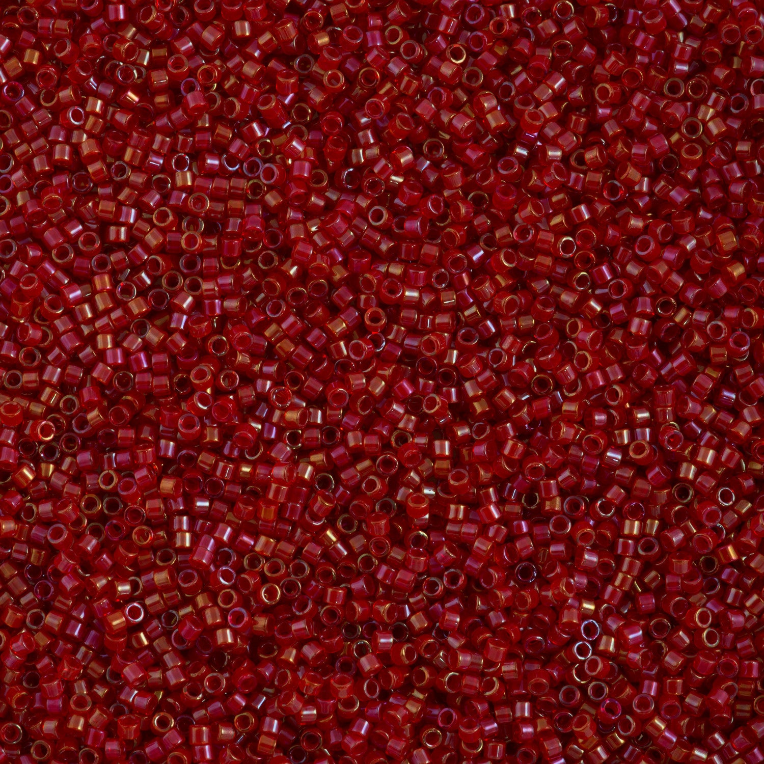 Miyuki Delica Seed Beads 11/0 Silver Lined Red DB602 7.2 Grammes