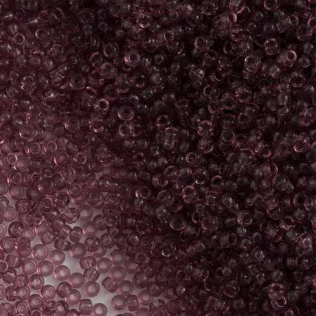 Miyuki Round Seed Bead 6/0 Transparent Amethyst 20g Tube (142)