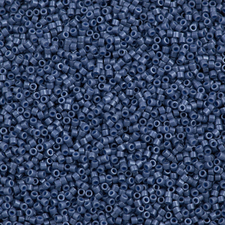 Miyuki Delica Seed Bead 15/0 Dark Lapis Luster 2-inch Tube DBS267