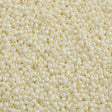 Toho Round Seed Bead 8/0 Luster Buttermilk 2.5-inch tube (122)