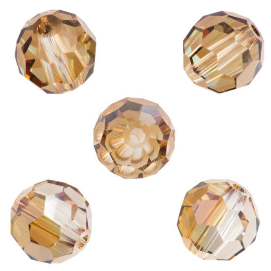 24 Preciosa Czech Crystal 6mm MC Round Bead Crystal Celsian (00030CEL)