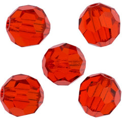 24 Preciosa Crystal 6mm Round Bead Hyacinth 90040