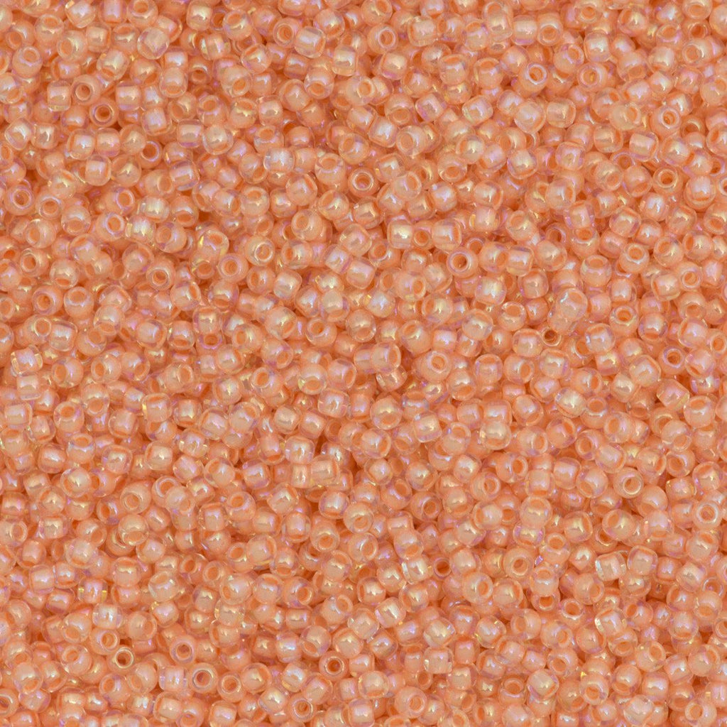 50g Toho Round Seed Bead 11/0 Inside Color Lined Apricot (794)