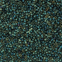 Miyuki Delica Seed Bead 10/0 Matte Metallic Green 7g Tube DBM324