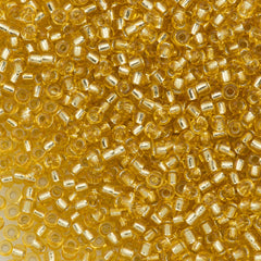 Miyuki Round Seed Bead 6/0 Transparent Amber 30g (2)