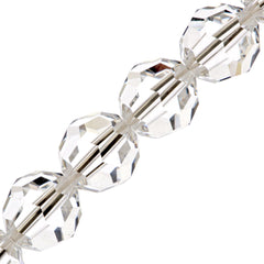 12 TRUE CRYSTAL 8mm Round Bead Crystal Clear (001)