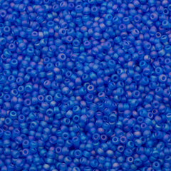 Miyuki Round Seed Bead 11/0 Matte Blue AB 22g Tube (150FR)