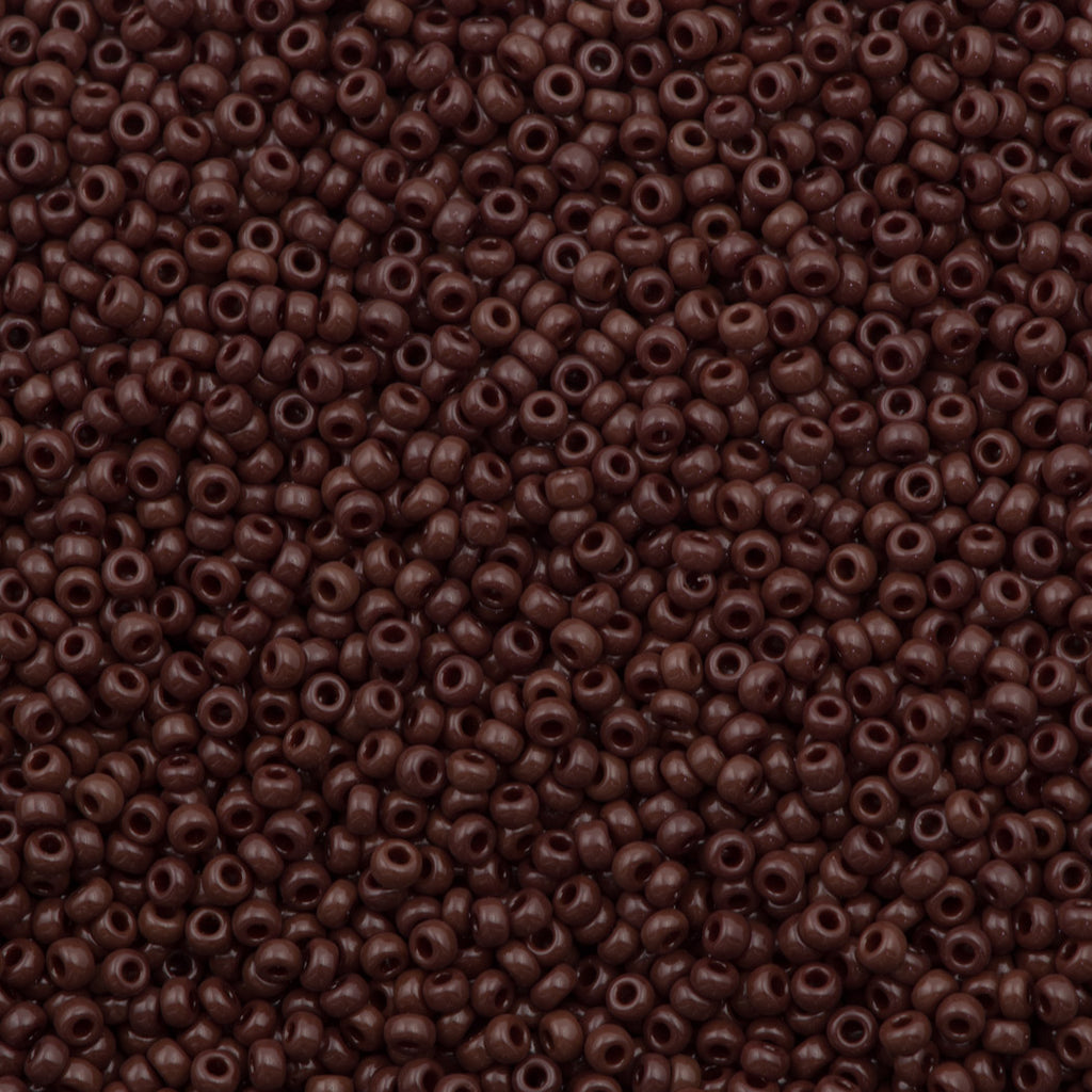 Miyuki Round Seed Bead 11/0 Opaque Chocolate 22g Tube (419)