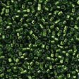 Miyuki Delica Seed Bead 15/0 Transparent Jade Copper Lined 2-inch Tube DBS182