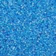 25g Miyuki Delica Seed Bead 11/0 Inside Dyed Color Medium Blue AB DB76