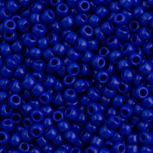 50g Toho Round Seed Beads 6/0 Opaque Cobalt (48)