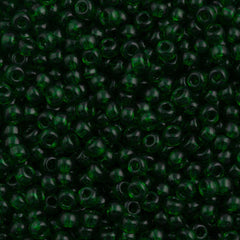 Miyuki Round Seed Bead 6/0 Transparent Green 20g Tube (146)