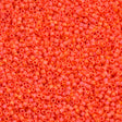Miyuki Delica Seed Bead 10/0 Matte Opaque Orange AB 7g Tube DBM872