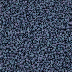 Miyuki Delica Seed Bead 10/0 Matte Light Grey Blue 7g Tube DBM376