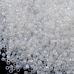 Miyuki Delica Seed Bead 15/0 Ceylon White 2-inch Tube DBS231