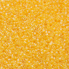 Miyuki Delica Seed Bead 10/0 Inside Dyed Color Butterscotch 7g Tube DBM233