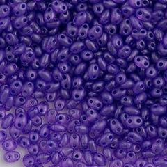 Preciosa Twin Two Hole Beads Crystal Lilac Terra Pearl 15g (08328)