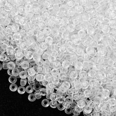Miyuki Round Seed Beads 5/0 Transparent Crystal 20g Tube (131)